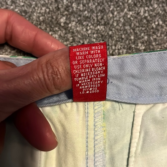 RARE Vintage GLORIA VANDERBILT High-Waisted Shorts Tropical Print - Womens 8 - Picture 4 of 8